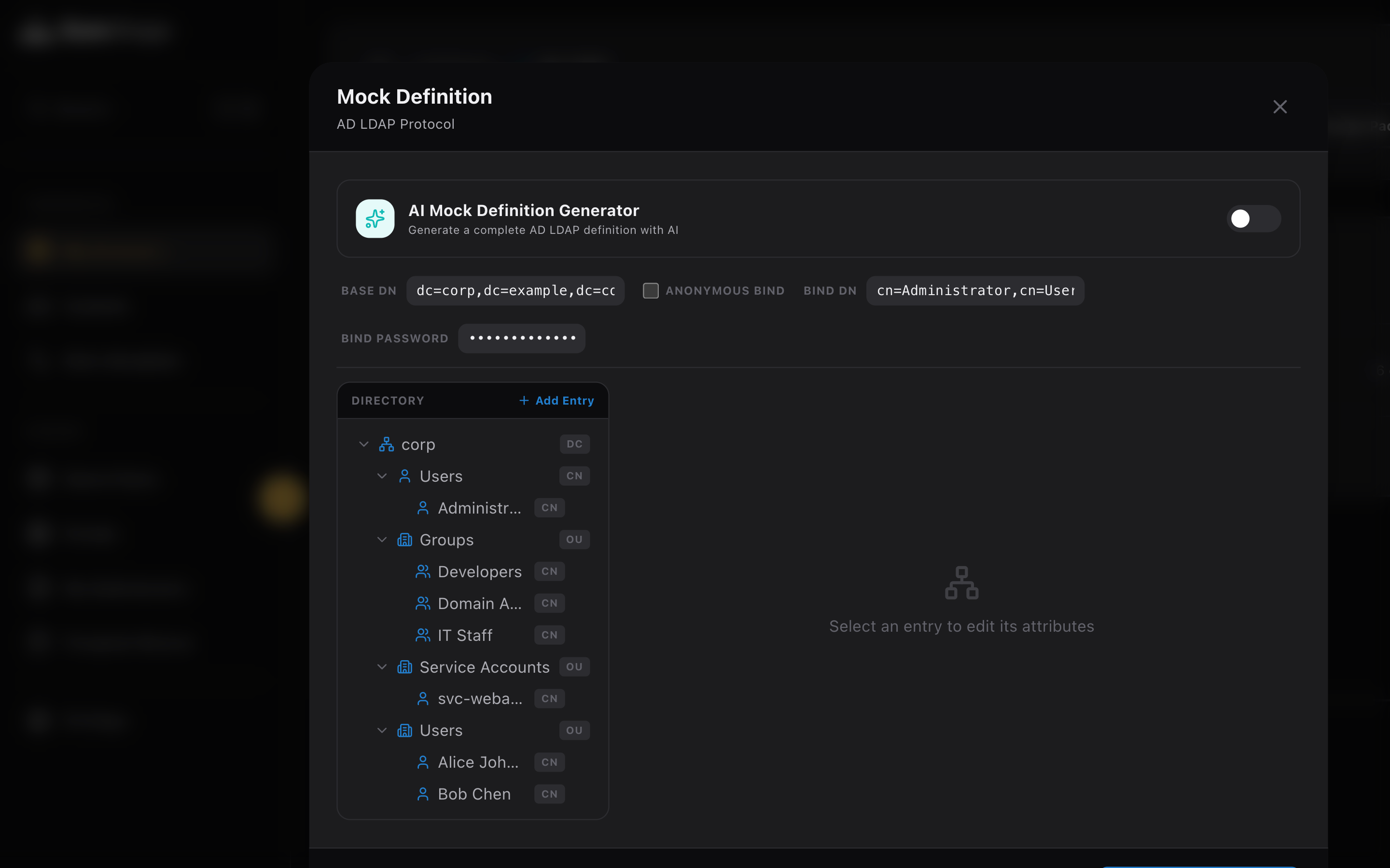 SureStage visual protocol editor showing file tree, schema configuration, and entity cards